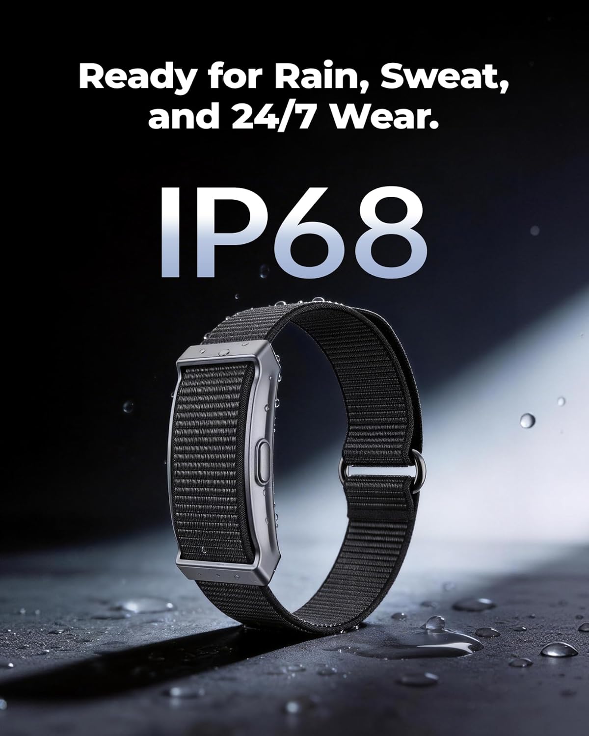BKC × ZekNeo Smart Bracelet with 24/7 Activity & Sleep Tracking, Heart Rate, Blood Oxygen, HRV & Stress Monitor, GPS Modes(No Subscription)