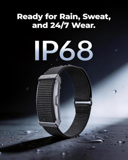 BKC × ZekNeo Smart Bracelet with 24/7 Activity & Sleep Tracking, Heart Rate, Blood Oxygen, HRV & Stress Monitor, GPS Modes(No Subscription)