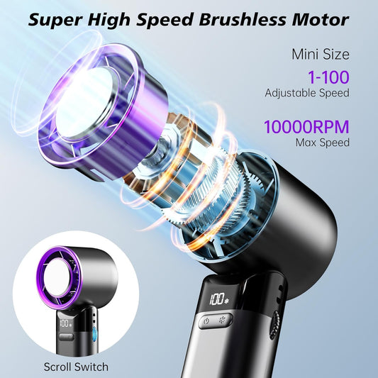 BKC Foldable Portable Handheld Cooling Fan