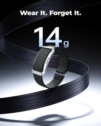 BKC × ZekNeo Smart Bracelet with 24/7 Activity & Sleep Tracking, Heart Rate, Blood Oxygen, HRV & Stress Monitor, GPS Modes(No Subscription)