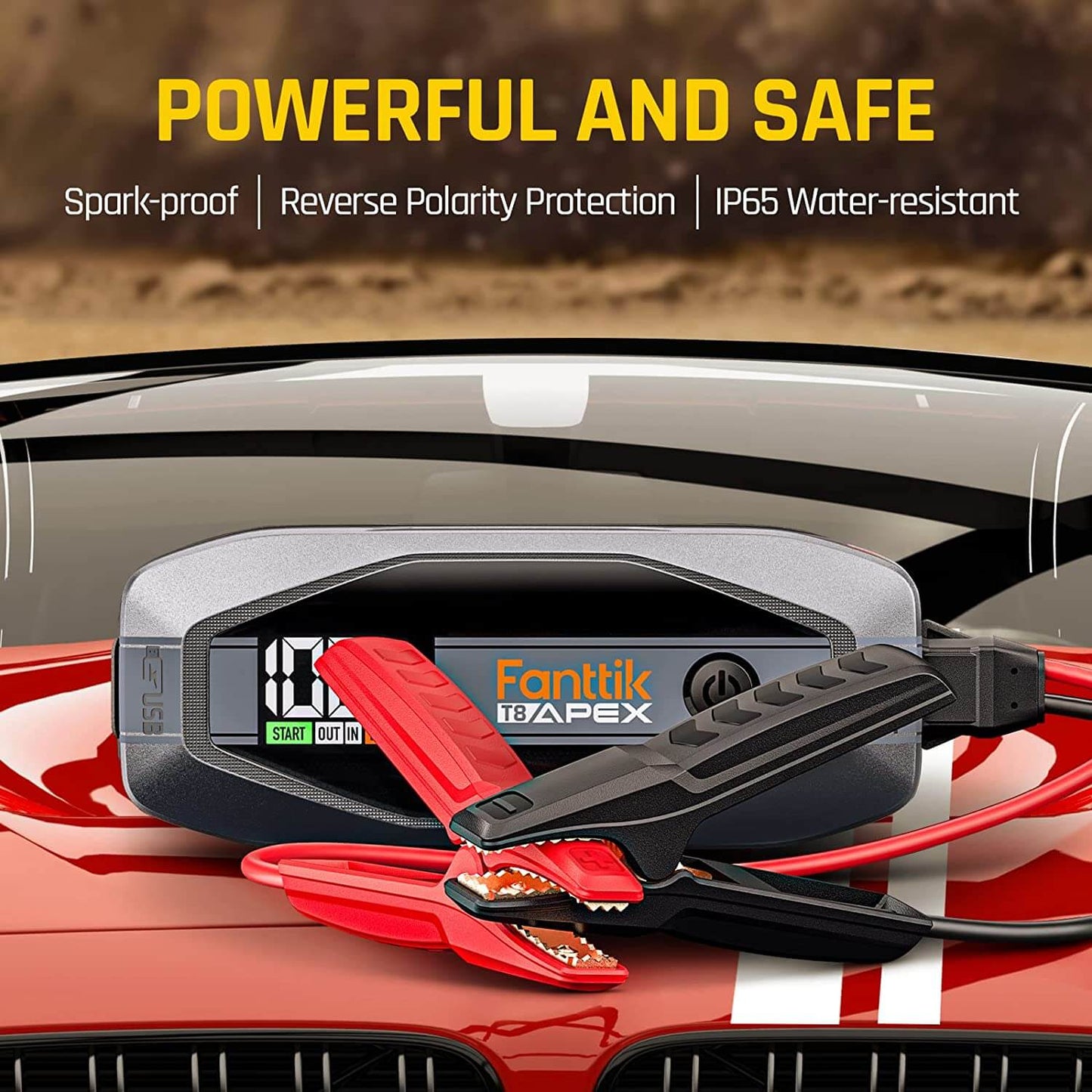 Fanttik T8 APEX 2000 Amp Jump Starter and E1 PRO Precision Electric Screwdriver