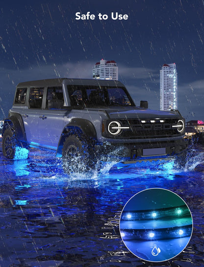 Refurbished Govee RGBIC Car Underglow Lights