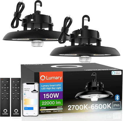 مصباح Lumary Smart UFO LED عالي الخليج بقوة 150 واط