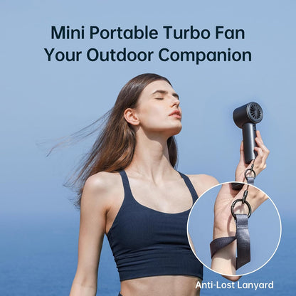 Portable Handheld Fan,Speed Adjustable,5000mAh Battery Rechargeabl,Digital Display