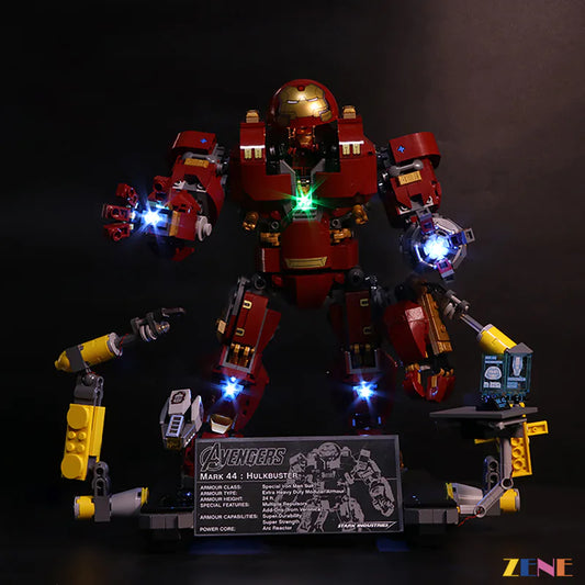 Kit de iluminación LEGO The Hulkbuster: Edición Ultron n.° 76105