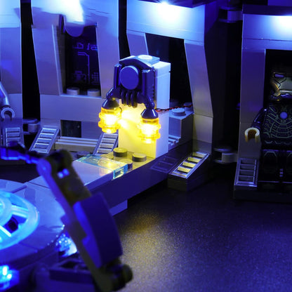 Kit de iluminación LEGO Tony Stark Armored Hall n.° 76125