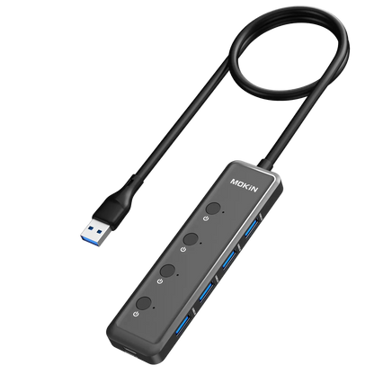 MOKiN 5-Port Ultra Slim USB 3.0 Data Extender