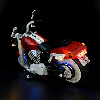 Kit de luces LEGO Harley-Davidson® Fat Boy® n.° 10269 (rueda azul)
