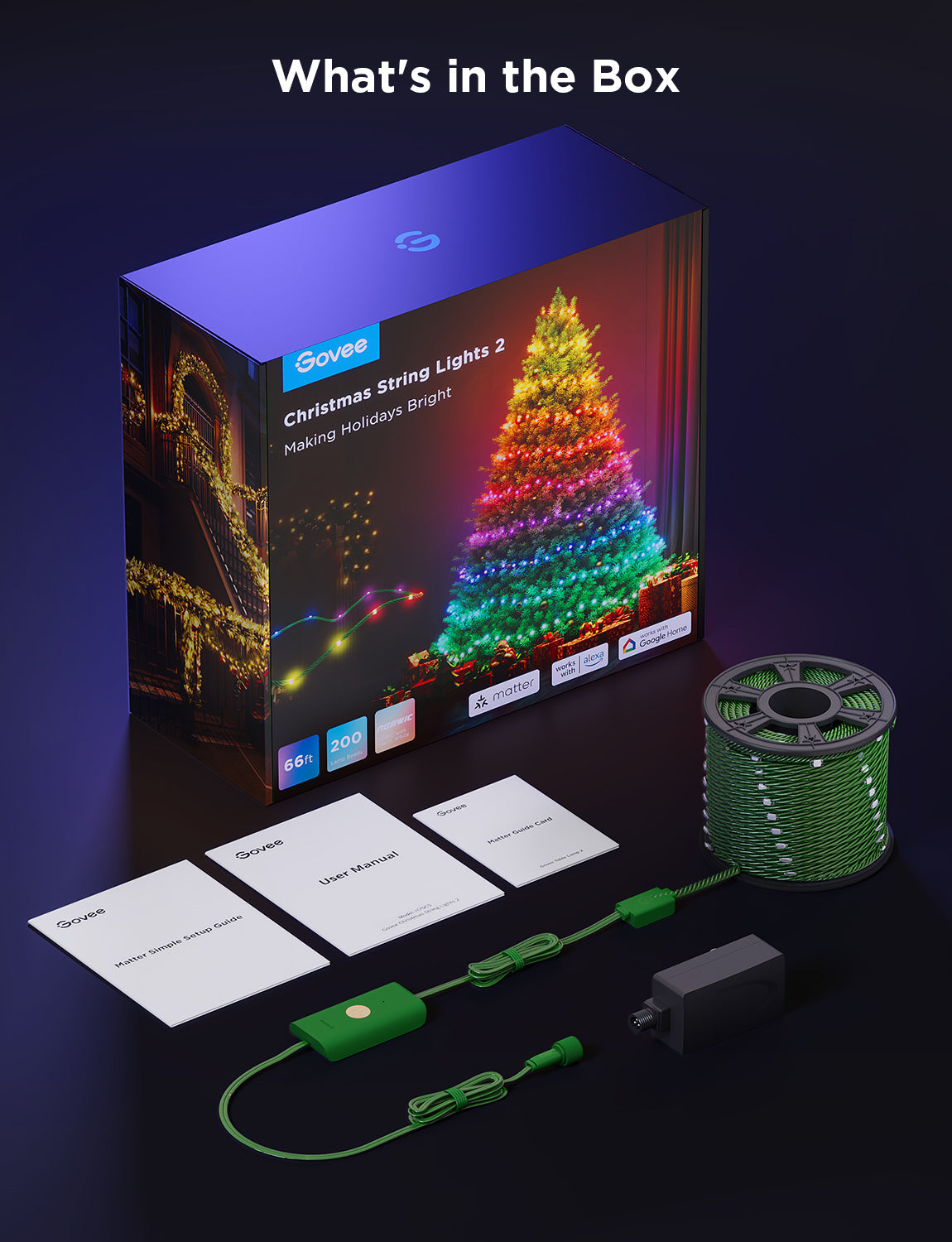 Refurbished Govee Christmas String Lights 2