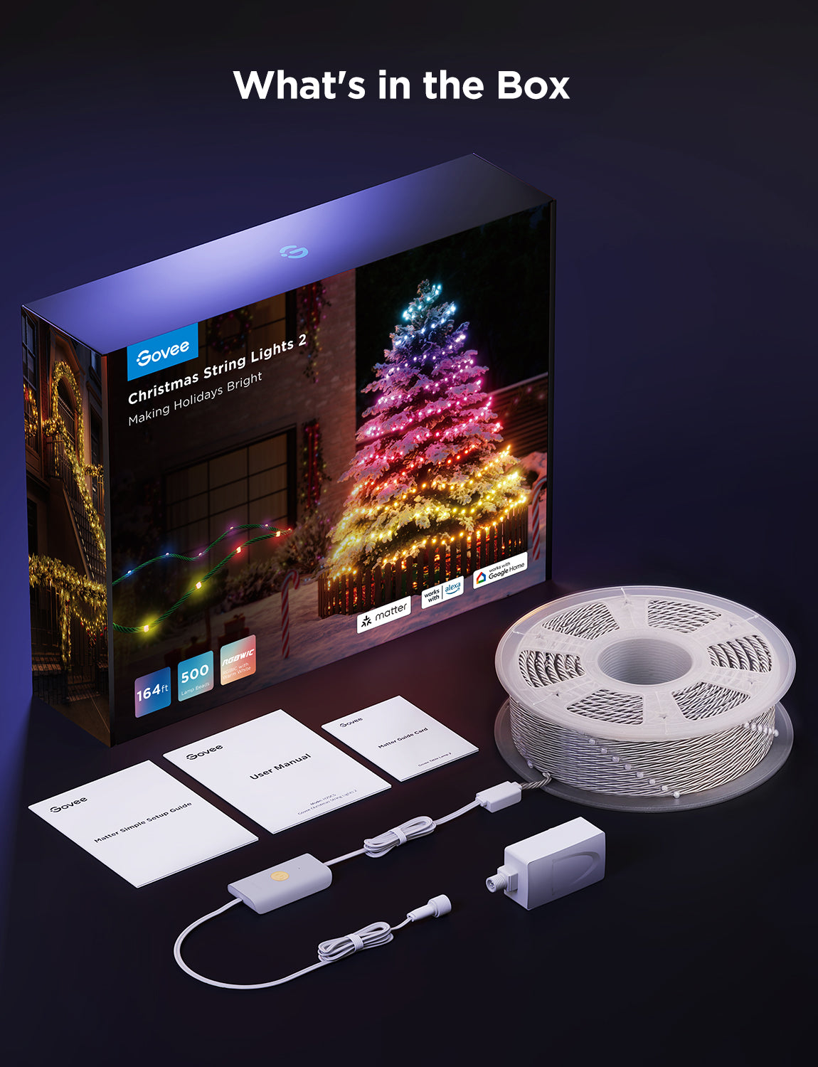 Refurbished Govee Christmas String Lights 2