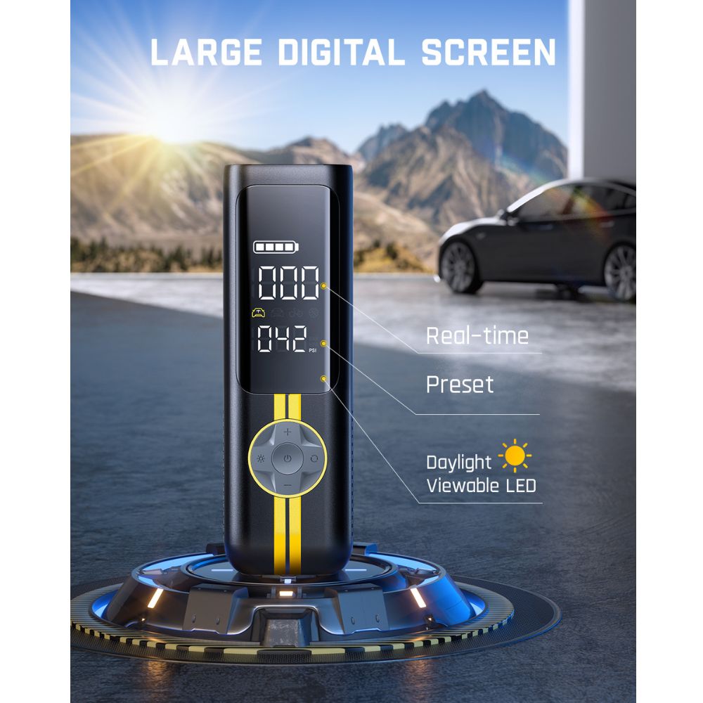 Fanttik X8 APEX EV Tire Inflator and V10 APEX Foldable Car Vacuum