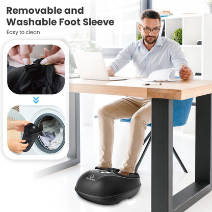 Comfier 2025 Upgraded Shiatsu Foot Massager Machine with Remote, Deep Kneading Feet Massager with Heat CF-5003RC