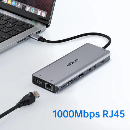 MOKiN 13 IN 1 USB-C Multifunctional Docking Station