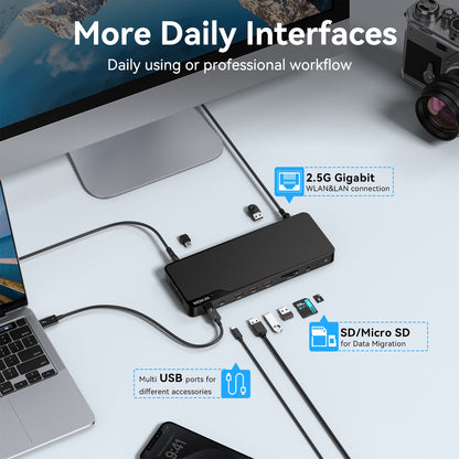 MOKiN 16-IN-1 Thunderbolt™ 4 Laptop Docking Station