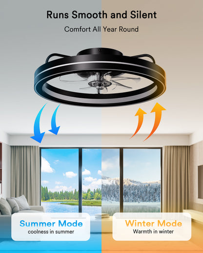 Lumary Smart LED  Fan with Night Light