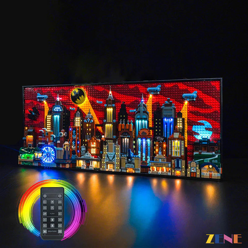 Kit de iluminación para LEGO Batman Gotham City n.° 76271: La serie animada 