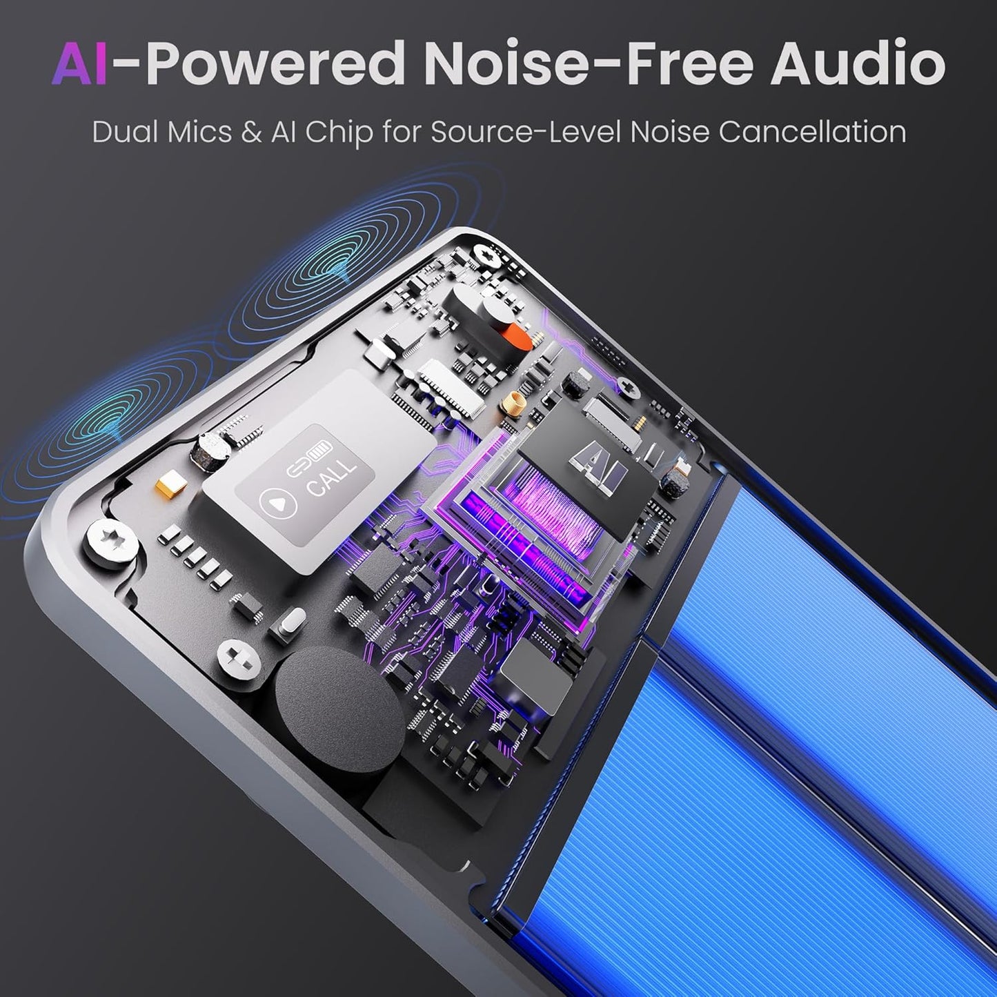BKC × ZekNeo AI Voice Recorder with 8GB Memory