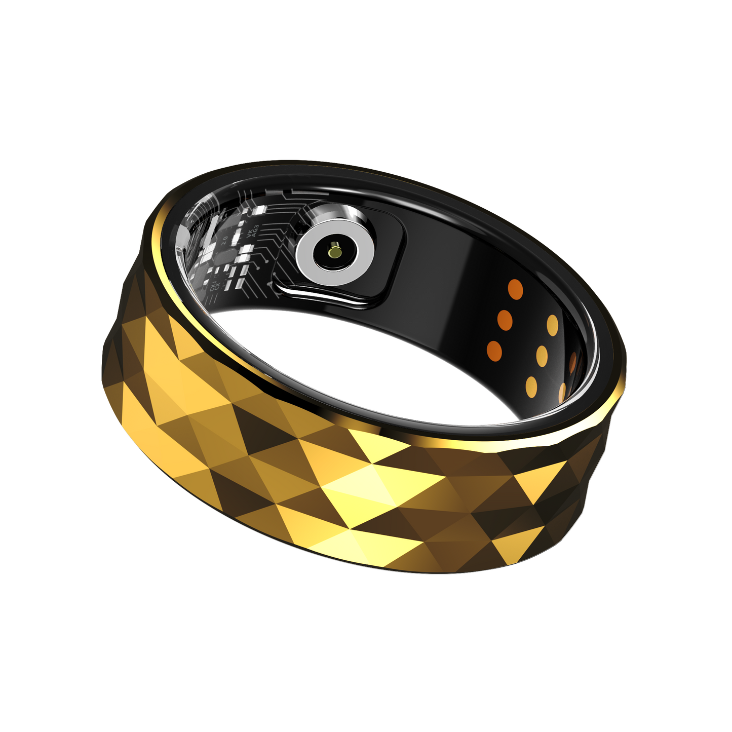 R12 Smart Rings for Men Women Fitness Ring Heart Rate Monitor Sleep Tracker Health Ring Pedometer Calories Step Counter IP68 Waterproof Fitness Tracker