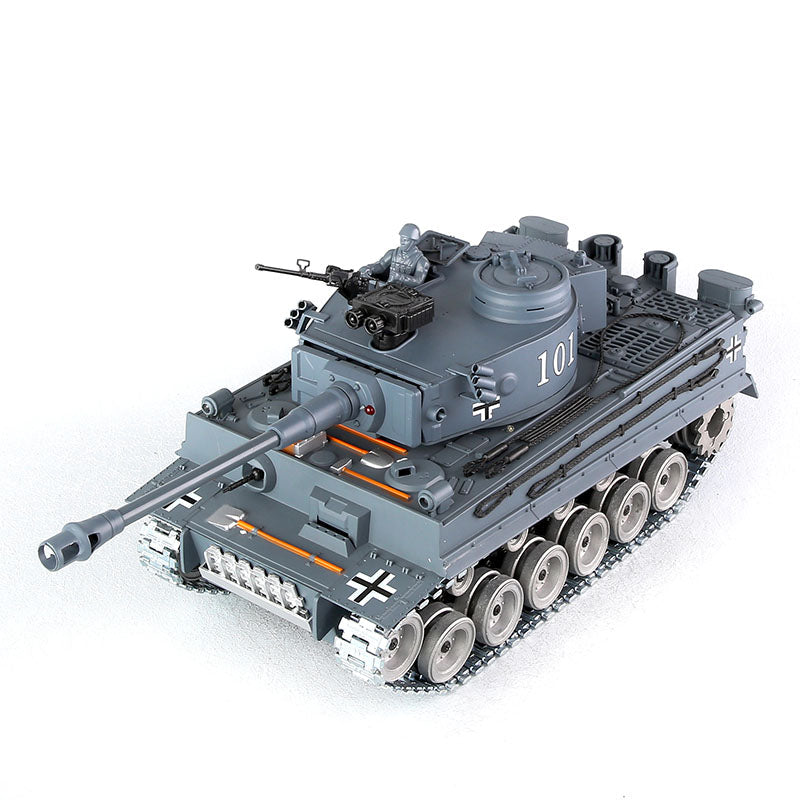 RC Tank German Tiger ZY 812 PRO 1:18 RC Car Metal Track Metal Road Wheels Electric Battle RC Tank Toy