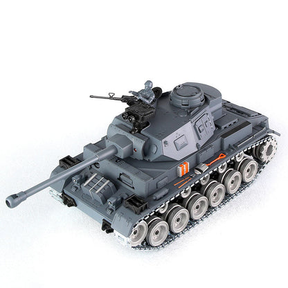 RC Tank Germany lll ZY 827 PRO 1:18 RC Car Metal Track Metal Road Wheels Electric Battle RC Tank Toy