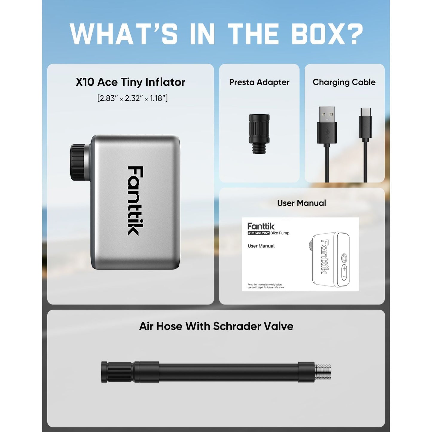 Fanttik X10 Ace Tiny Bike Pump