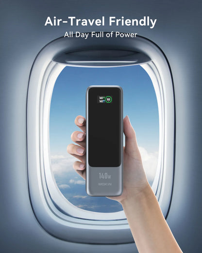 MOKiN Fast Charging Power Bank for Laptop | 24000mAh 140W