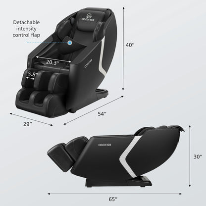Comfier Massage Chair Recliner, AI-powered, Full Body Massage Recliner Chair, Zero Gravity, Bluetooth Speaker CF-9212