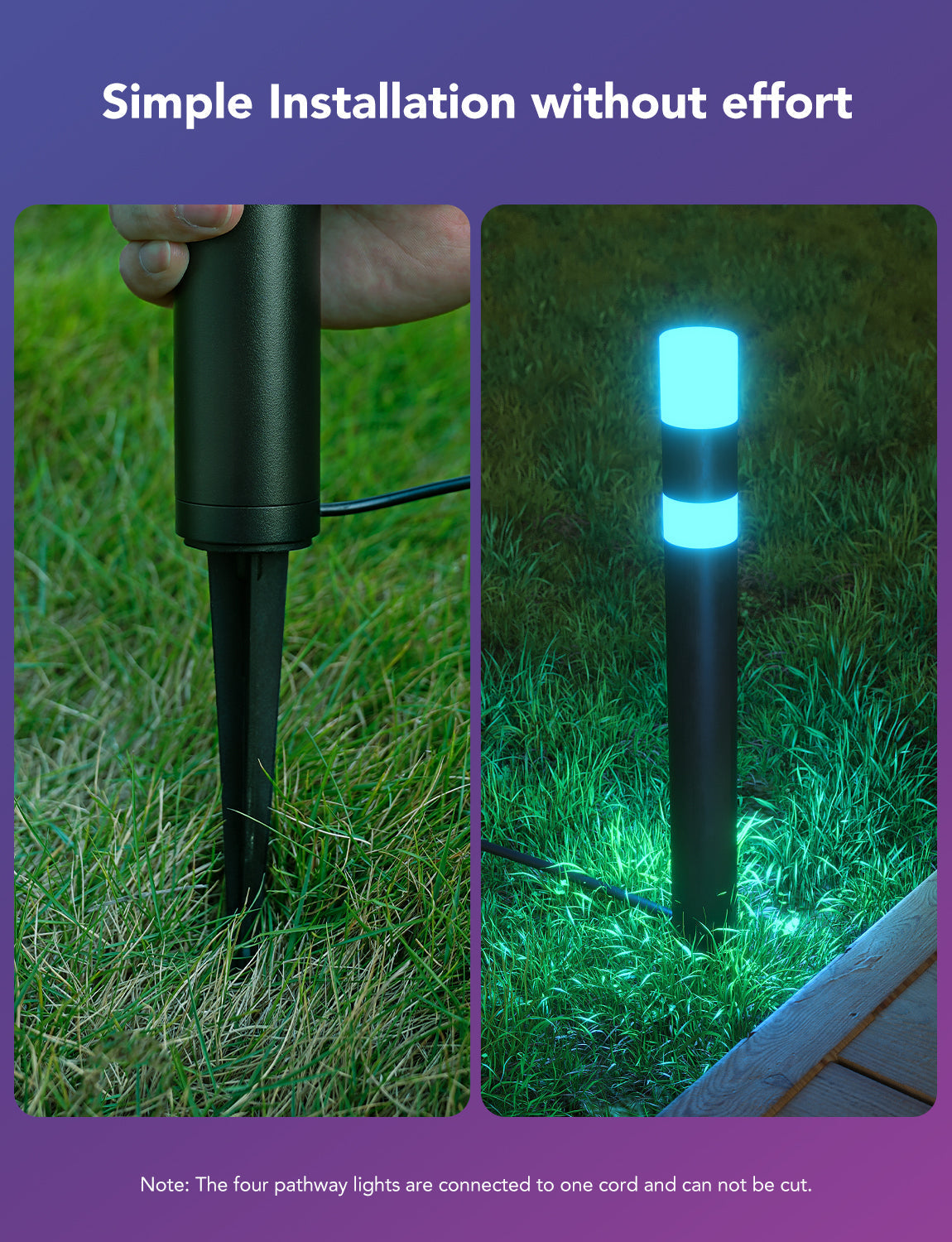 Refurnished Govee Outdoor Pathway Lights