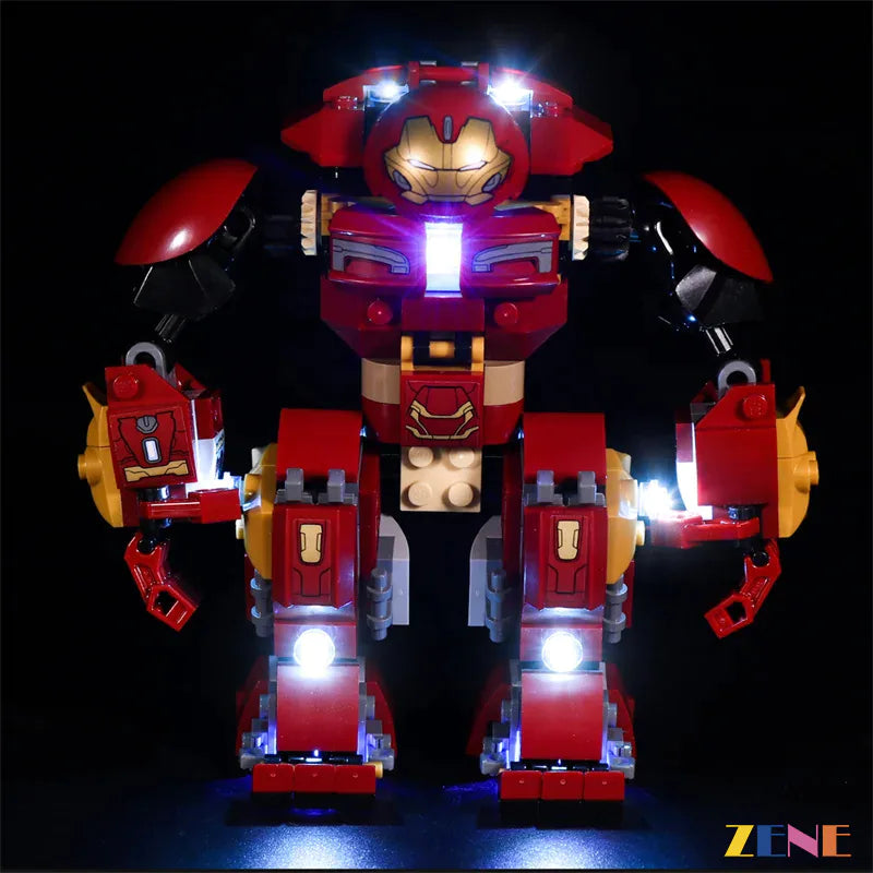 Kit de iluminación para LEGO The Hulkbuster Smash-Up n.° 76104