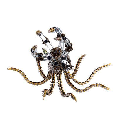 1060PCS Metal Assembly Kit Toy Mechanical Octopus