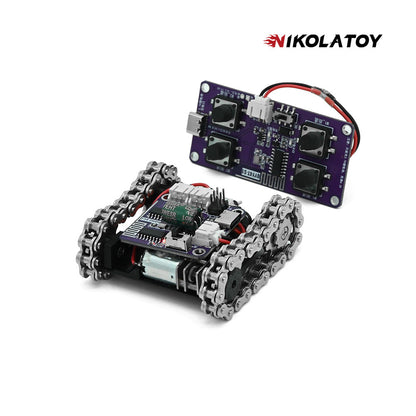 Mini Programmable Metal RC Robot Tank