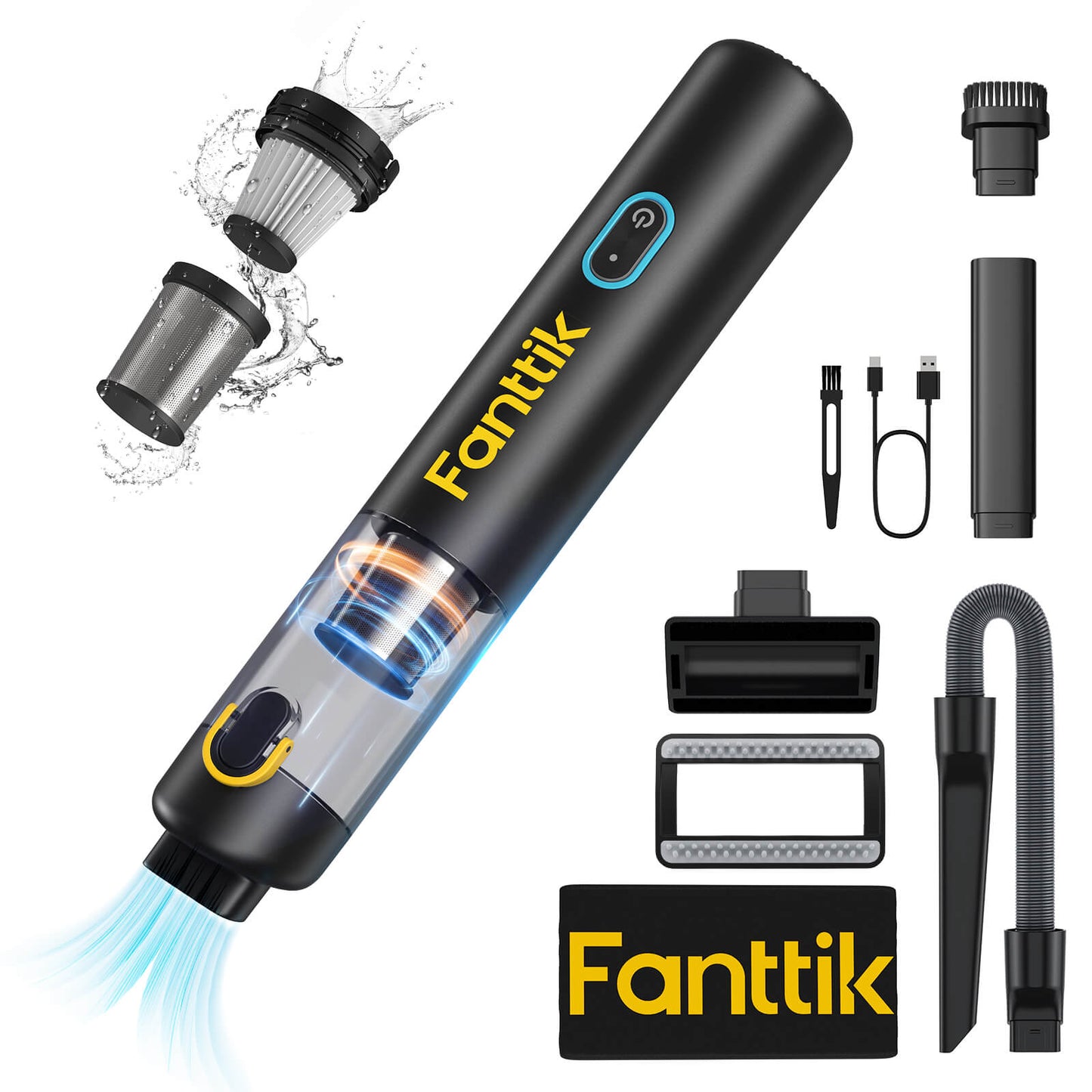Fanttik X9 Ultra™ Tire Inflator and V8 Mate Cordless Car Vacuum
