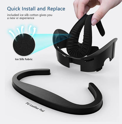 AMVR Face Cover Pad Facial Interface Compatible with Meta/Oculus Quest 3