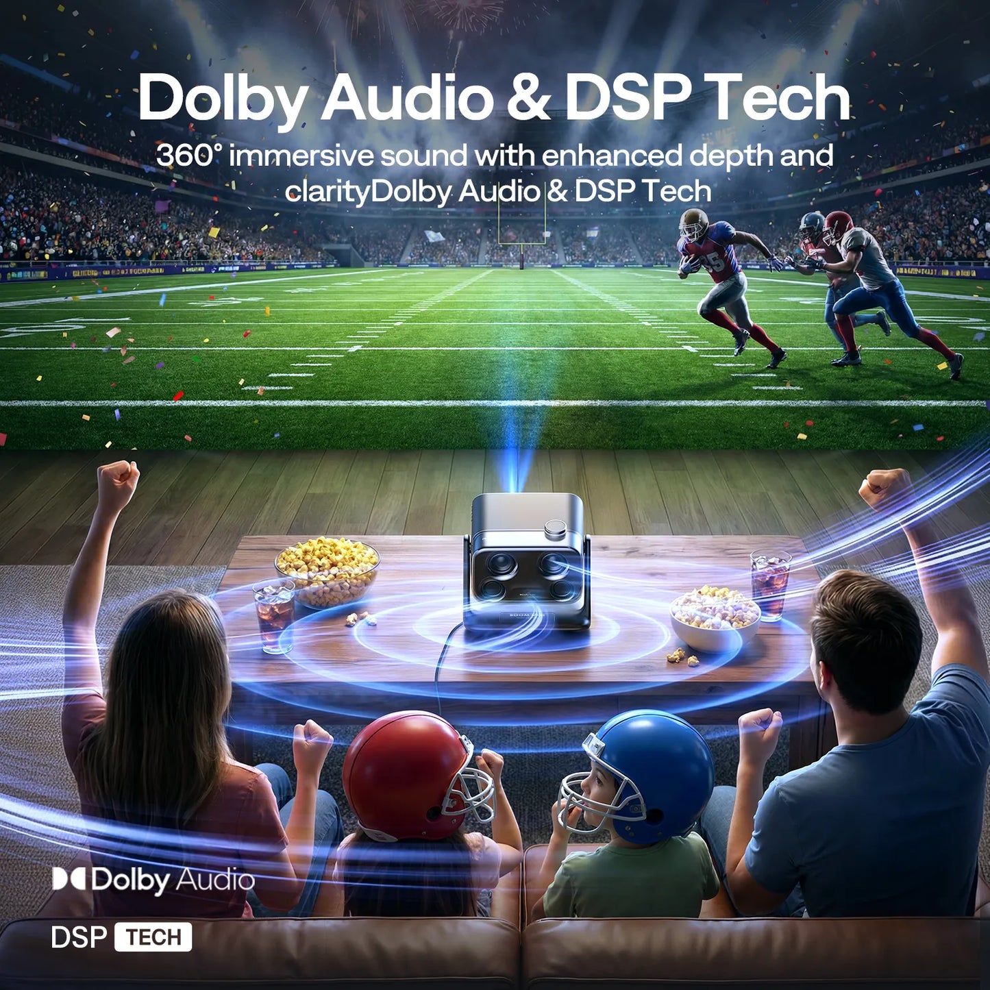 Aurzen BOOM mini Google TV Smart Projector