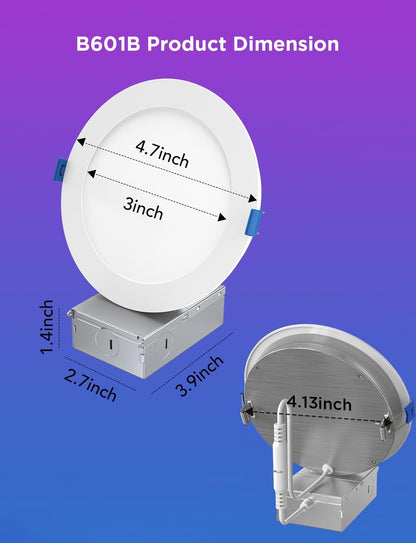 Govee 4 Inch Smart Recessed Lighting