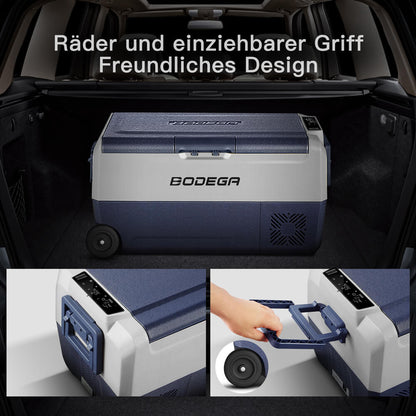 BODEGAcooler 38qt/36L Dual Zone 12V Portable Car Fridge T36