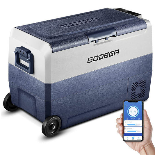 BODEGAcooler Portable Freezer 53qt/50L with Flexible Dual Zone T50