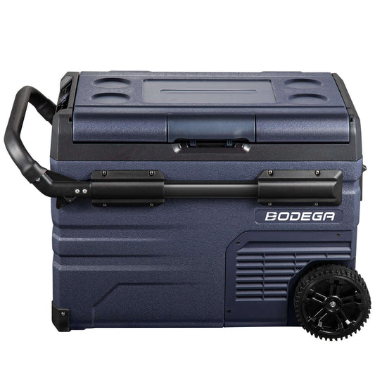 BODEGAcooler Portable Refrigerator 37qt/35L Dual Zone on Wheels TWW35