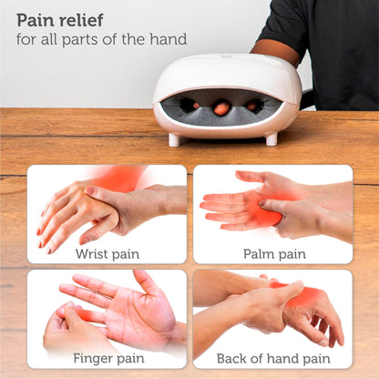 Comfier Wireless Hand Massager with Heat for Carpal Tunnel, Ideal Gifts CF-4803-CA