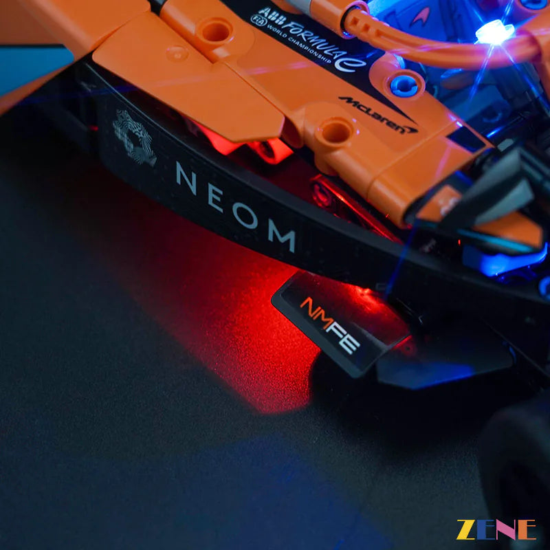 Kit de iluminación para el coche de carreras LEGO NEOM McLaren Fórmula E n.° 42169