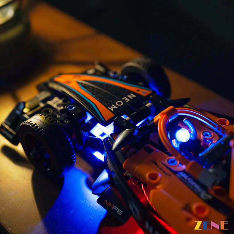 Kit de iluminación para el coche de carreras LEGO NEOM McLaren Fórmula E n.° 42169