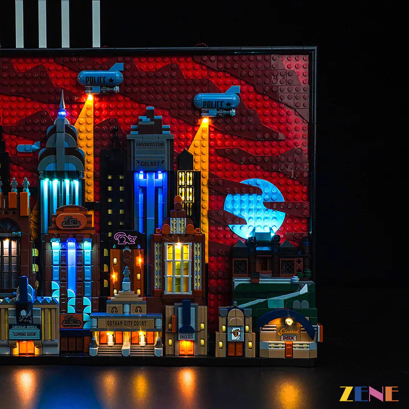 Kit de iluminación para LEGO Batman Gotham City n.° 76271: La serie animada 