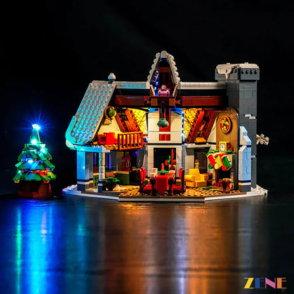 Kit de iluminación para LEGO Winter Village Visita de Santa Claus n.° 10293