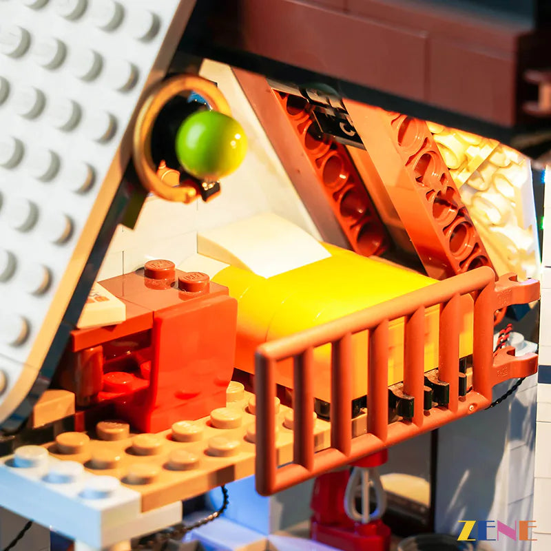 Kit de iluminación para LEGO Winter Village Visita de Santa Claus n.° 10293