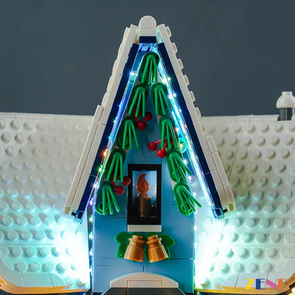 Kit de iluminación para LEGO Winter Village Visita de Santa Claus n.° 10293