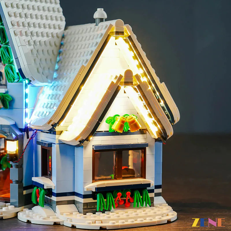 Kit de iluminación para LEGO Winter Village Visita de Santa Claus n.° 10293