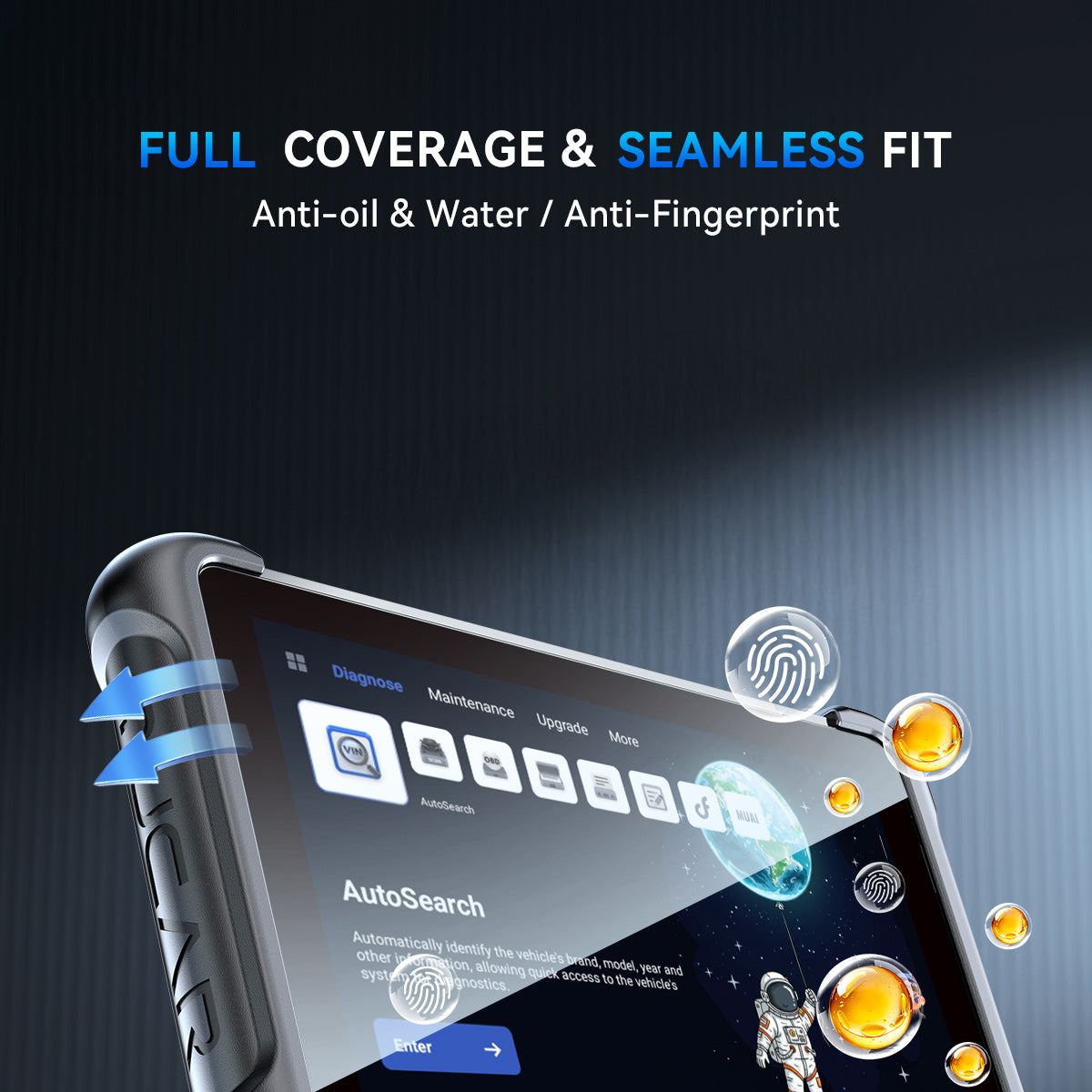 Tempered Glass Screen Protector for MUCAR 892BT