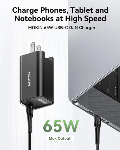 MOKiN GaN II 65W Latitude USB-C Charger