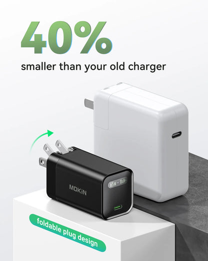 MOKiN GaN II 65W Latitude USB-C Charger