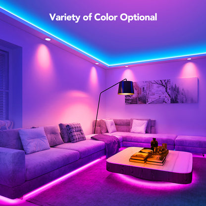 شريط إضاءة LED RGB من Govee مُجدد مع جهاز تحكم عن بُعد (2*16.4 قدم) 